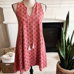 Miami Francesca's Rust Hi Lo Sleeveless Mini Racerback Dress, Sz S